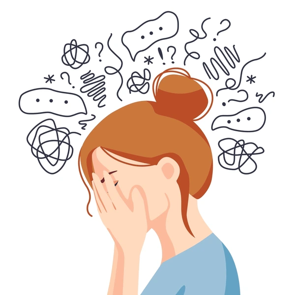 Super héroine anxieuse